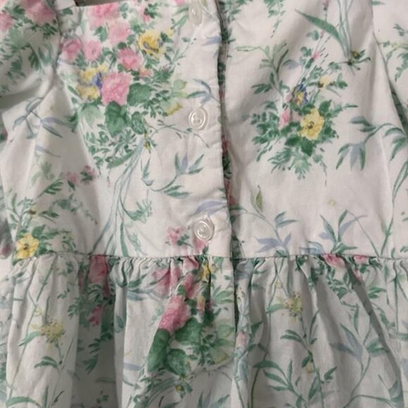 Janie and Jack Floral Bubble Sleeve Peplum Top - Picture 4 of 9